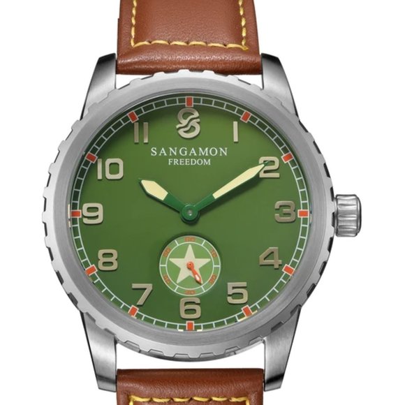 Sangamon  Watch - Omaha Beach - Picture 1 of 4